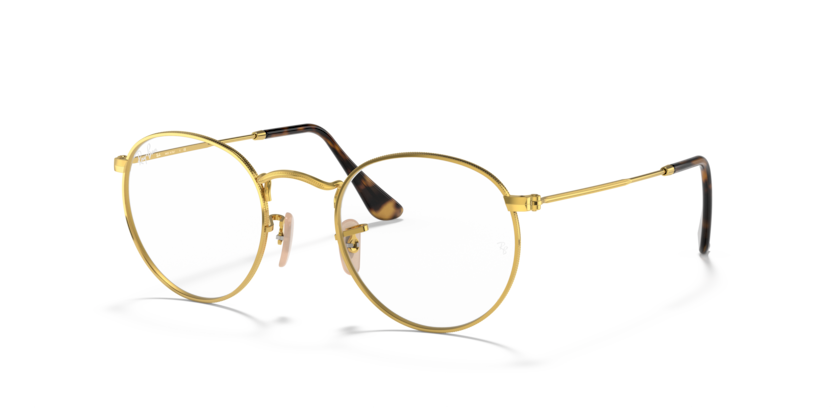 Ray-Ban RX3447V Round Metal Optics Glasses