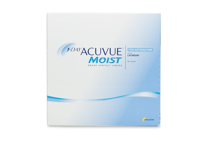 1 Day Acuvue Moist for Astigmatism 90 Pack Contact Lenses