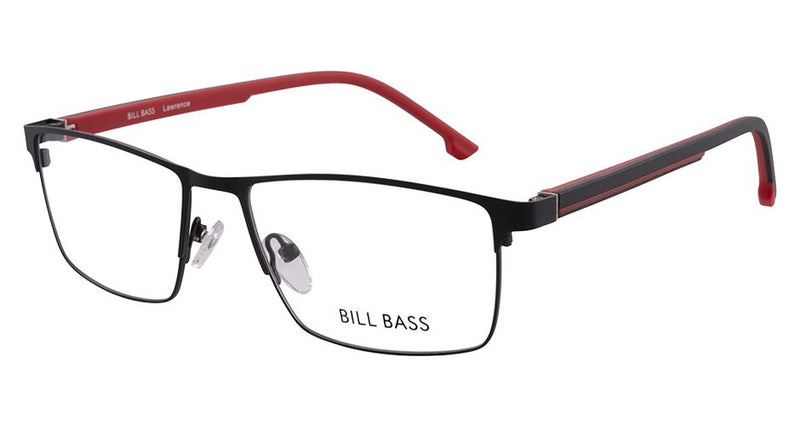 Bill Bass Lawrence 1811 Satin Black/Red 54-16-143